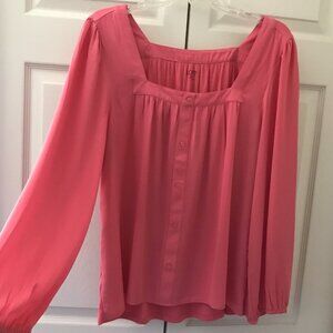 Ann Taylor Loft Square Neck Blouse